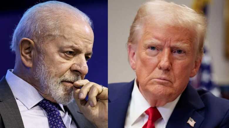 Presidente Lula e Donald Trump 