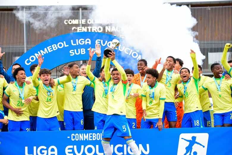 Brasil é campeão da Liga Evolução sub-15, o Sul-Americano da categoria