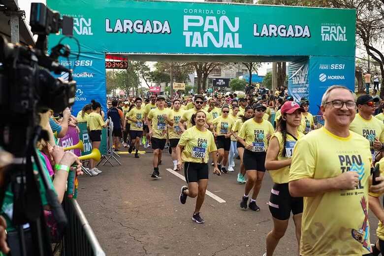 Largada da Corrida do Pantanal em 2024