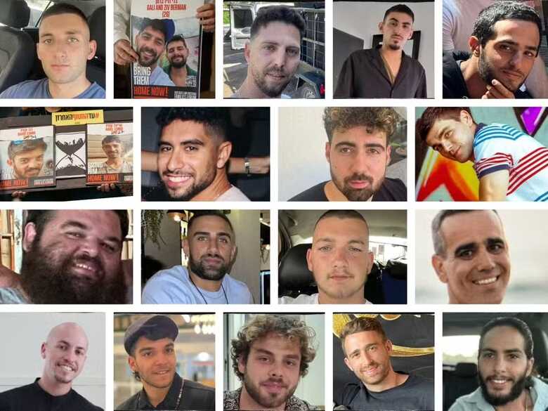 Reféns que serão libertados pelo Hamas