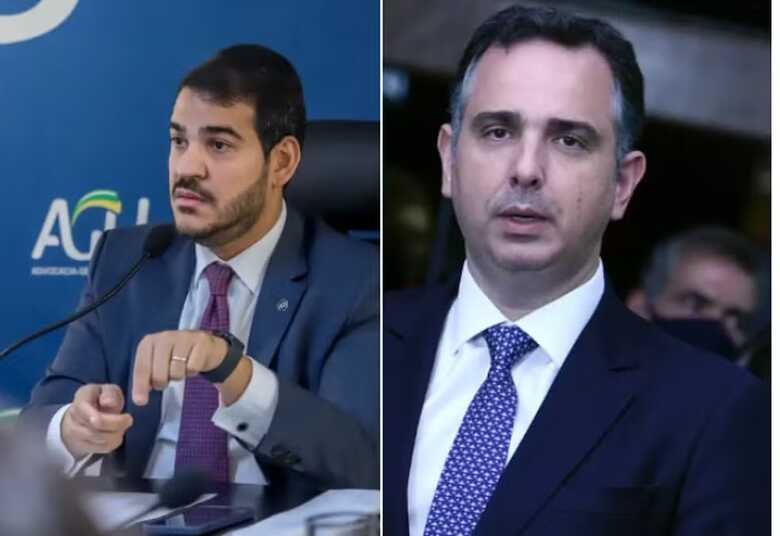 Jorge Messias e Rodrigo Pacheco