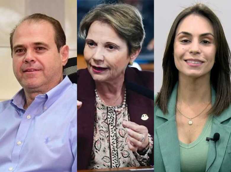 Marcelo Bertoni, Tereza Cristina e Luana Ruiz