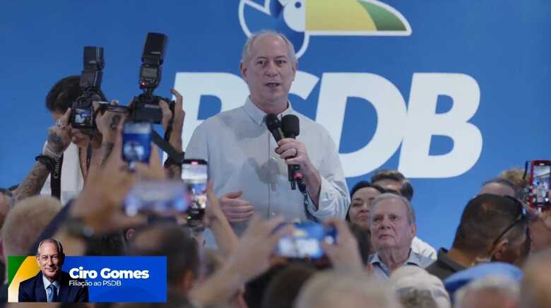 Filiação de Ciro Gomes foi transmitida ao vivo