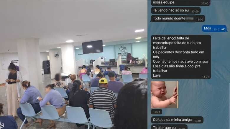 As denúncias estão sendo feitas pelos funcionários da unidade hospitalar 