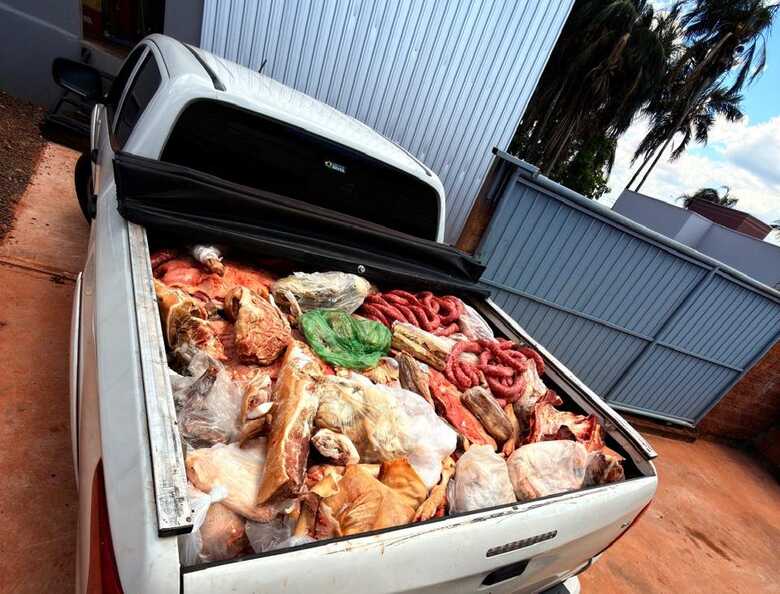 Carnes foram apreendidas e descartadas