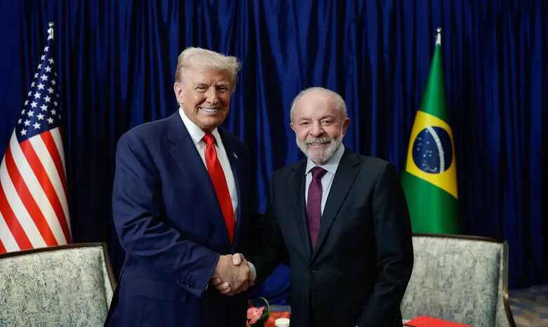 Lula e Trump em encontro recente