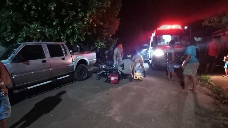 Vítima foi atendida pelo Corpo de Bombeiros