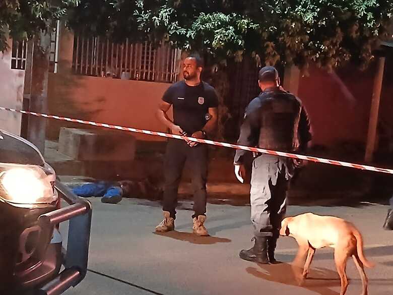 Área isolada pela polícia