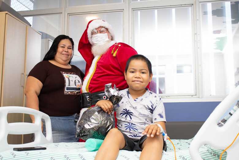Ao final da ação, a entrega dos presentes será feita em uma celebração especial