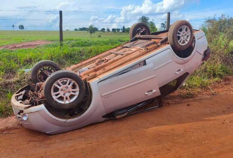 O acidente aconteceu na tarde de ontem 