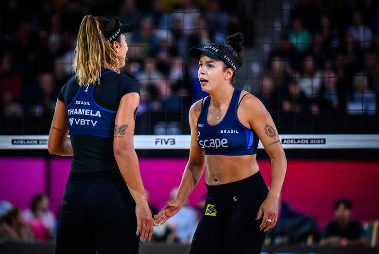 Victoria e Thamela foram superadas por 2 a 0