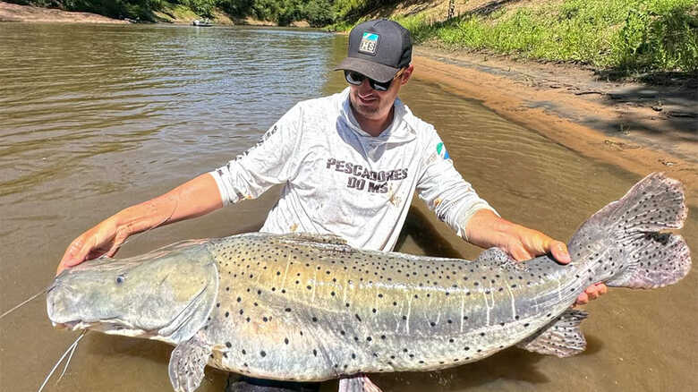 Bruno é pescador esportivo