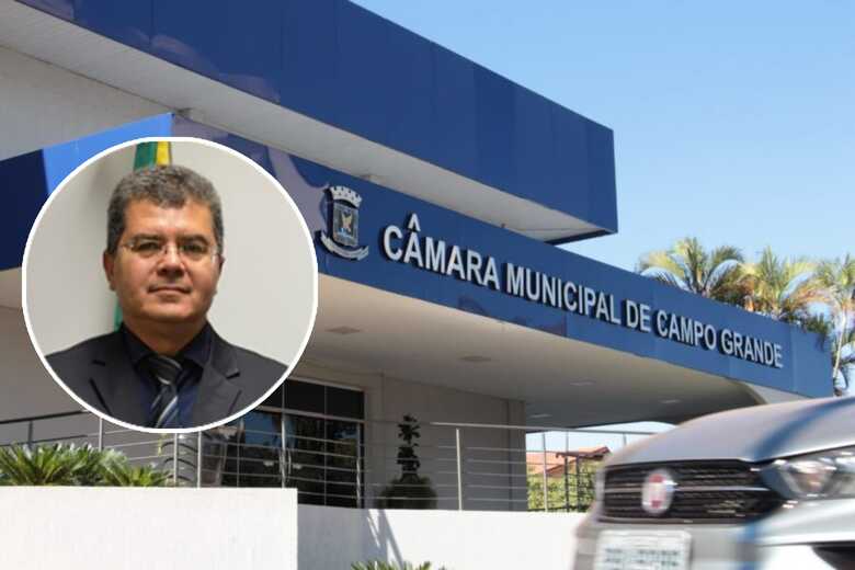 Juiz Ariovaldo e fachada da Câmara da Capital - 