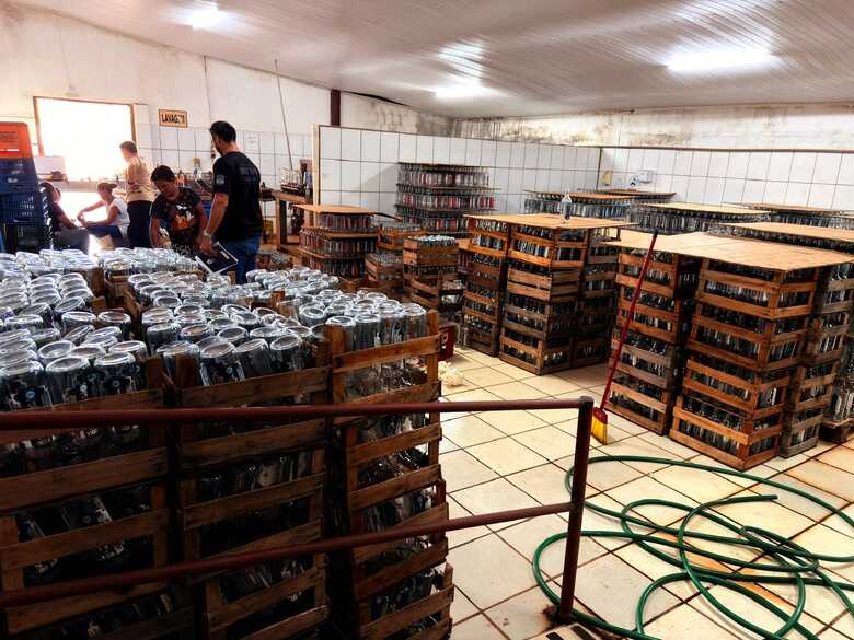 Local com várias bebidas