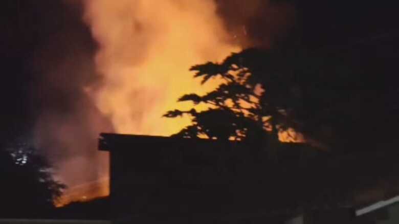 Incêndio foi registrado por outros moradores