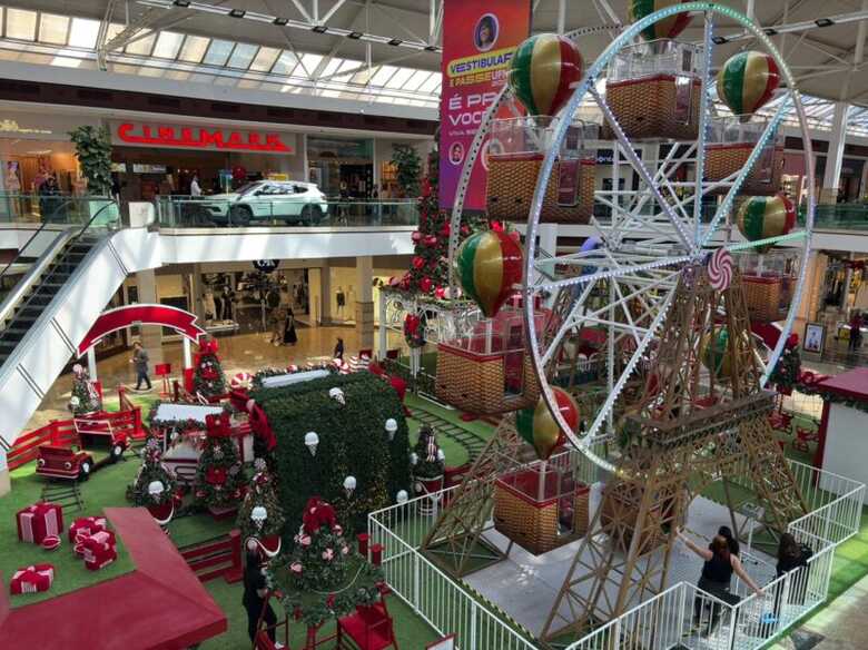 O espaço de mais de 300 m&#xB2; encanta visitantes de todas as idades