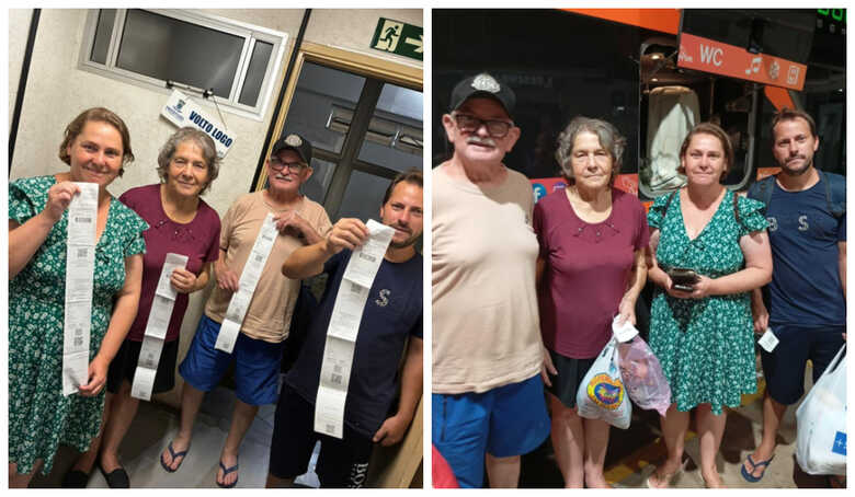 Família acolhida pela SAS