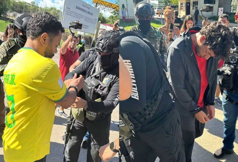 Homens foram entregue &agrave; Pol&iacute;cia Federal