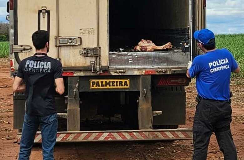 Carga de carne desapareceu da carreta