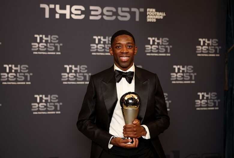 Dembele ganhou mais um pr&ecirc;mio individual