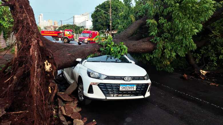 HB20 ficou destruído
