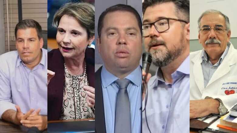 Renan Contar, Tereza Cristina, Rodolfo Nogueira, Marcos Pollon, Luiz Ovando