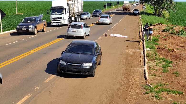 Carro atropelou o adolescente