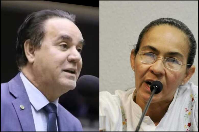 Adilson Barroso e Heloísa Helena