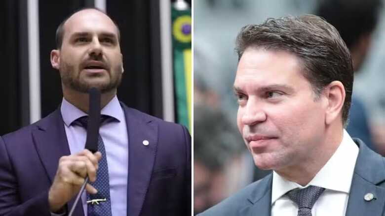 Eduardo Bolsonaro e Alexandre Ramagem