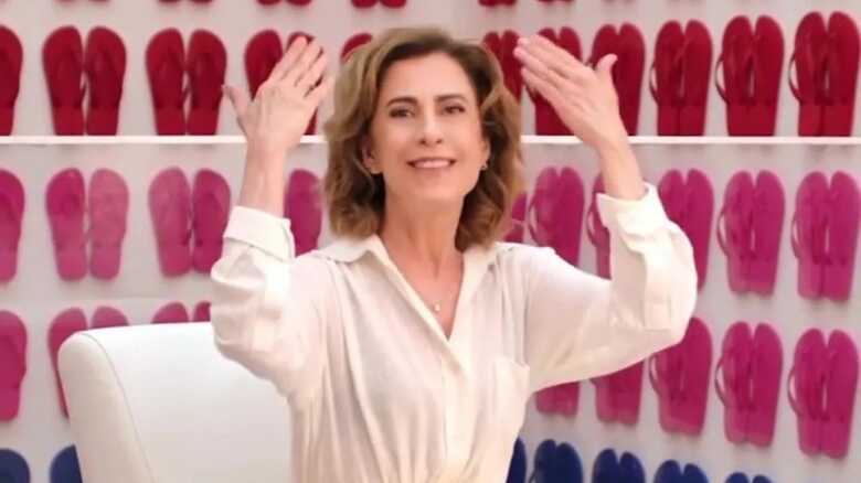 Fernanda Torres no comercial da Havaianas