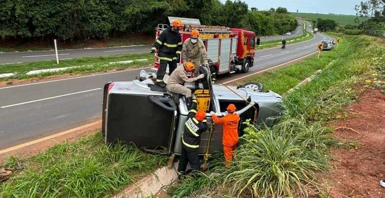 O acidente aconteceu na manh&atilde; de hoje