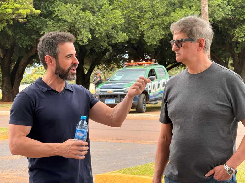 Rom&atilde;o &Aacute;vila e Paulo Gonet - Foto: Decom/MPMS