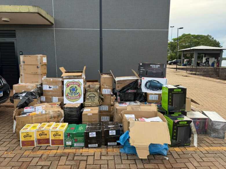 Itens apreendidos - Foto: Pol&iacute;cia Federal