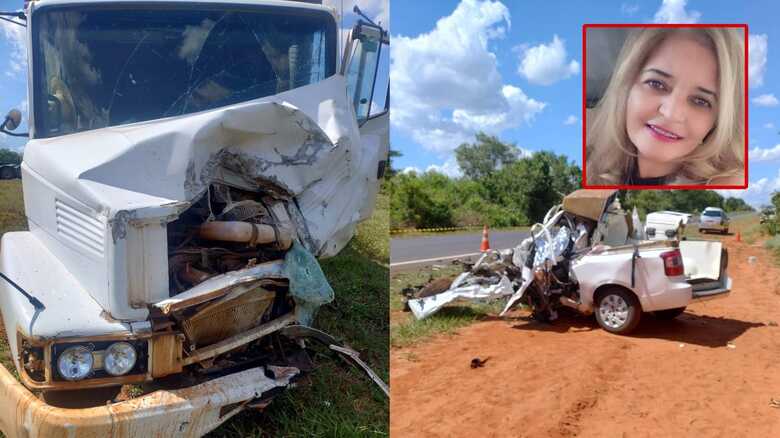 Vanusa n&atilde;o resistiu ao impacto do acidente