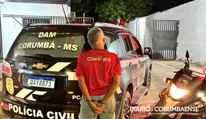 Suspeito foi preso em flagrante