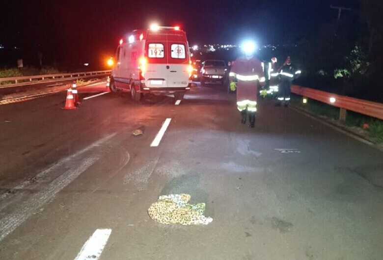 O acidente aconteceu na noite de ontem