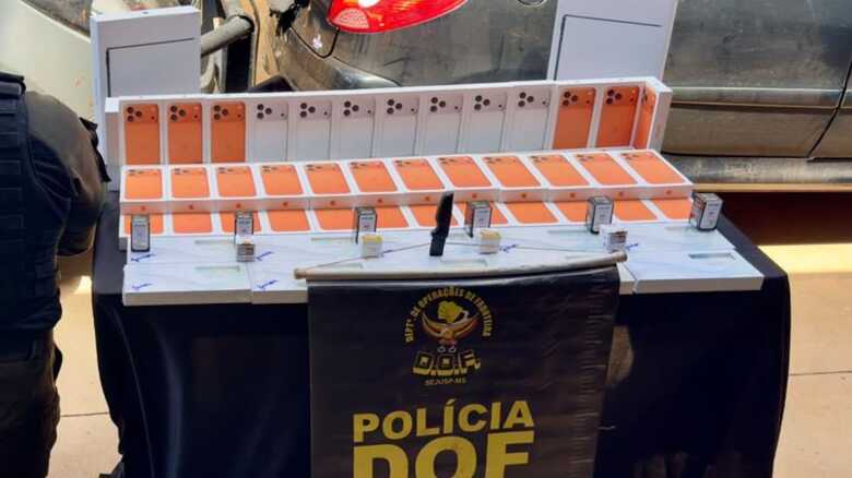 Produtos apreendidos