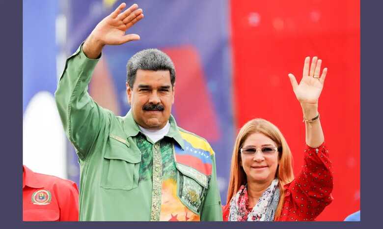 Maduro e a esposa