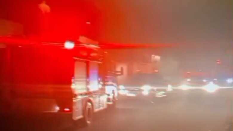 Corpo de Bombeiros atuou no combate as chamas