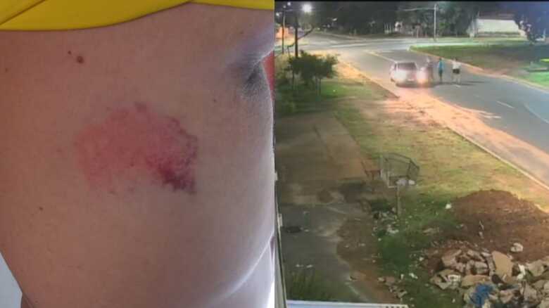 Homem foi agredido no meio da rua