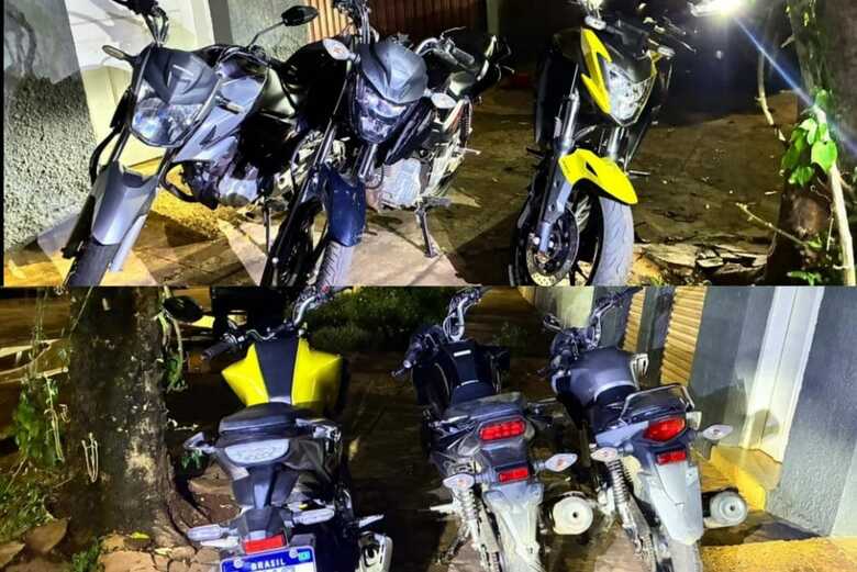 Motos apreendidas - Foto: Divulga&ccedil;&atilde;o
