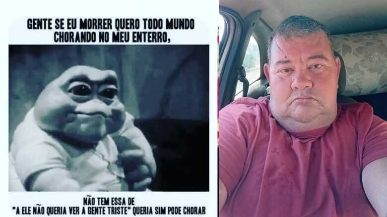 Amarildo fez post nas redes sociais um dia antes da morte