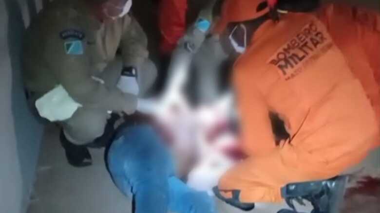 V&iacute;tima foi socorrida pelo Corpo de Bombeiros