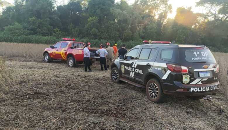 Local onde o corpo foi encontrado