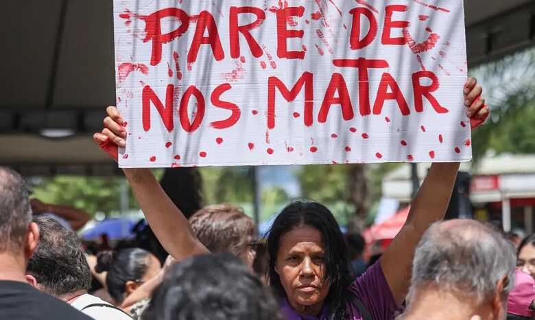 Protesto contra feminic&iacute;dio