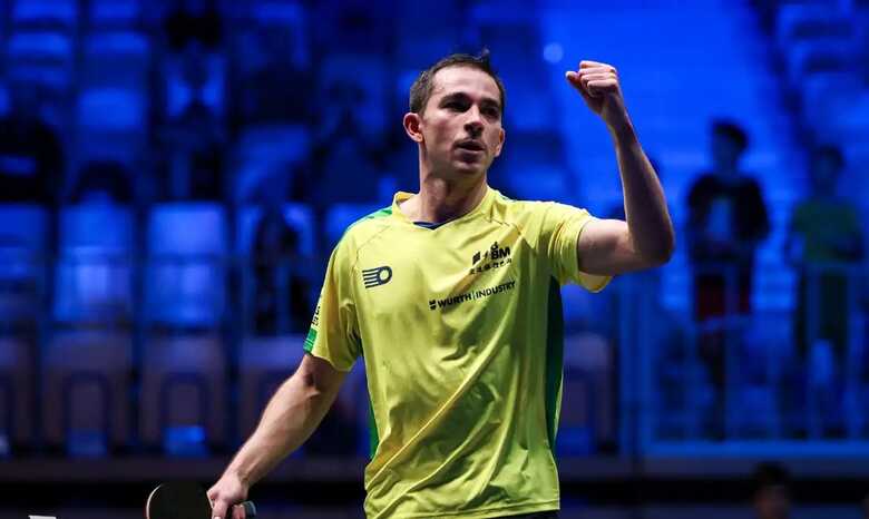 Calderano assume posi&ccedil;&otilde;es importantes no ranking de mesa-tenista