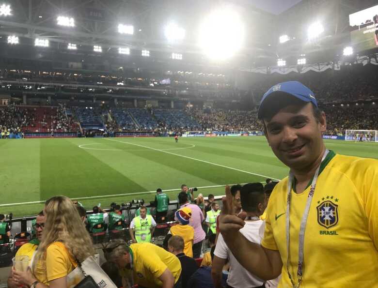 Thiago j&aacute; fez toda programa&ccedil;&atilde;o para acompanhar o Brasil nos Estados Unidos