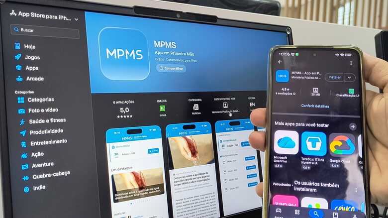 Ferramenta est&aacute; nas lojas de Android e IOS  - Foto: Luiz Vin&iacute;cius 