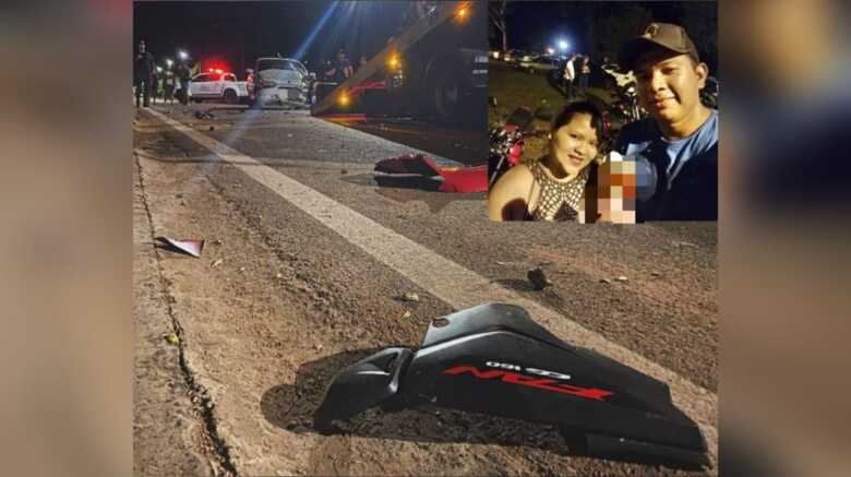 O acidente aconteceu na madrugada de hoje