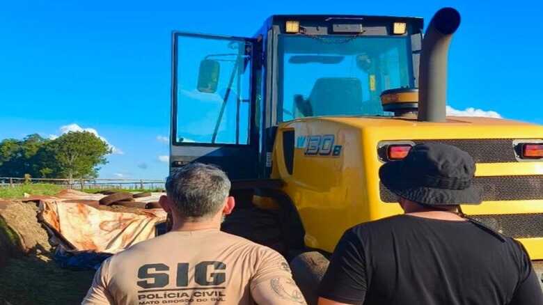 Equipamento foi furtado em Jate&iacute; e recuperado em Caarap&oacute;